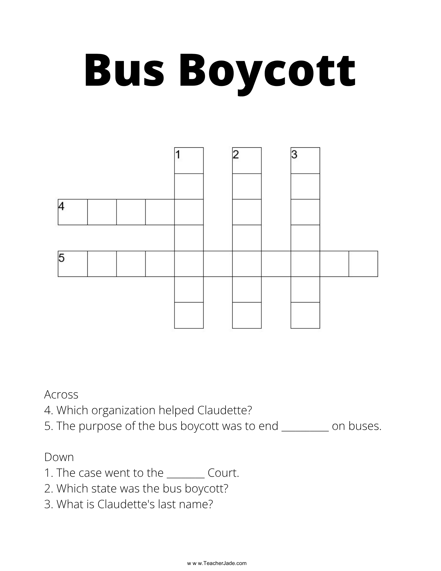 Youth in Action: Black History Workbook & Activities | Influential Youth Leaders | Grades 4–8 - Image 6