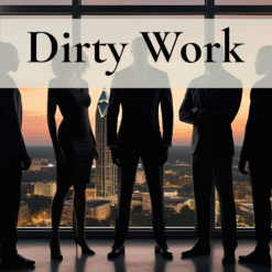 Cover page for Dirty Work book series