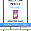 The Color Purple Unit Study |Reading, Writing, and Literary Analysis | High School ELA