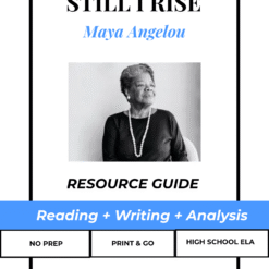 Still I Rise Poetry Analysis | Maya Angelou | Reading Comprehension + Writing Activity