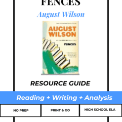 Fences by August Wilson | Play Study Unit | Reading & Analysis | HS ELA