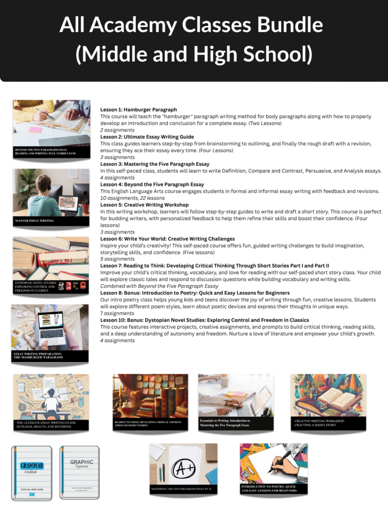 Teacher Jade's Writing Academy