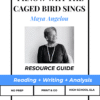 I Know Why the Caged Bird Sings Novel Study | Maya Angelou | Reading Comprehension + Analysis + Writing