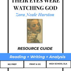Their Eyes Were Watching God Novel Study | Zora Neale Hurston | Reading Comprehension + Analysis + Writing