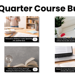 High School Writing Mastery Bundle: 4 Quarter ELA Courses