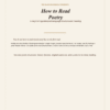 Black Bookshelf Poetry